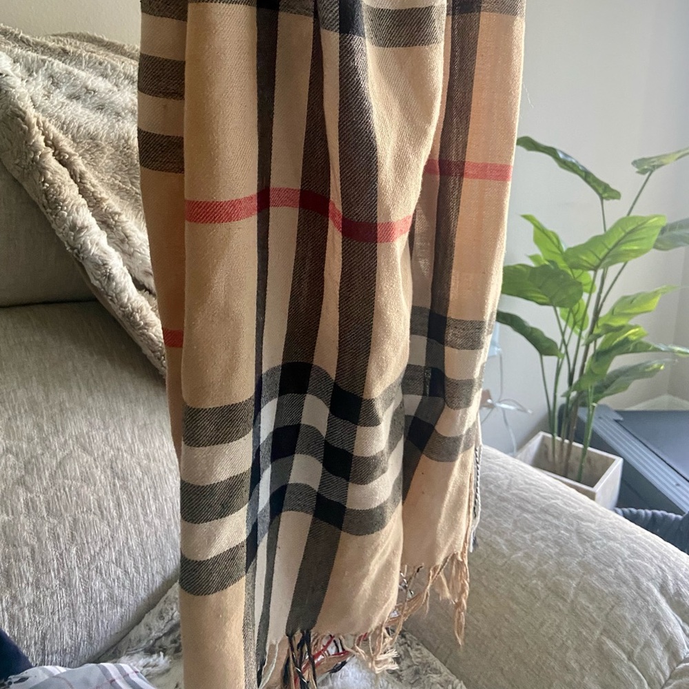 Traditional Burberry scarf